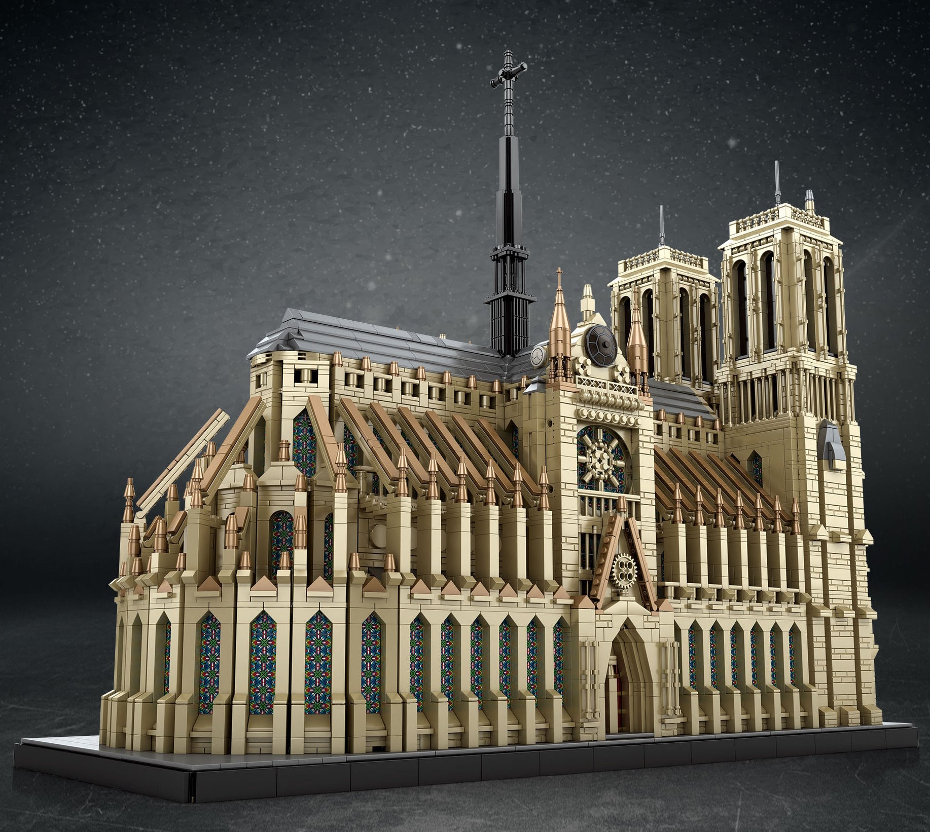 3D Wanddurchbruch Fliesentattoo Notre-Dame-de-Paris Deko Fliesenbilder  Frankreich Fliesenaufkleber Kathedrale Seine Stadt – Medianlux-Shop