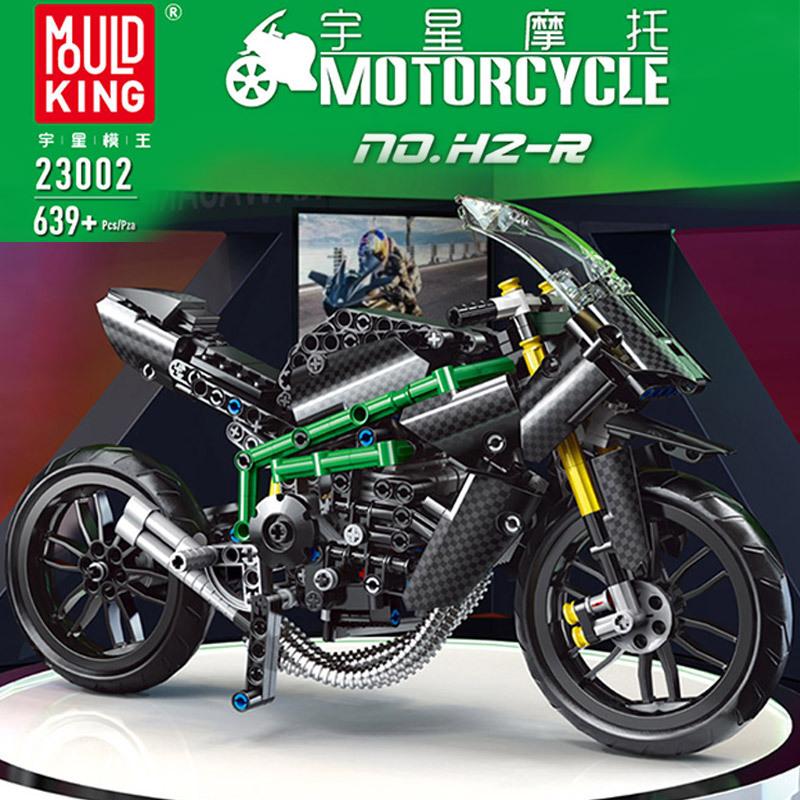 23002 639 Teile ab 14 Jahre Versand aus DE Mould King Motorcycle Modell Nr 