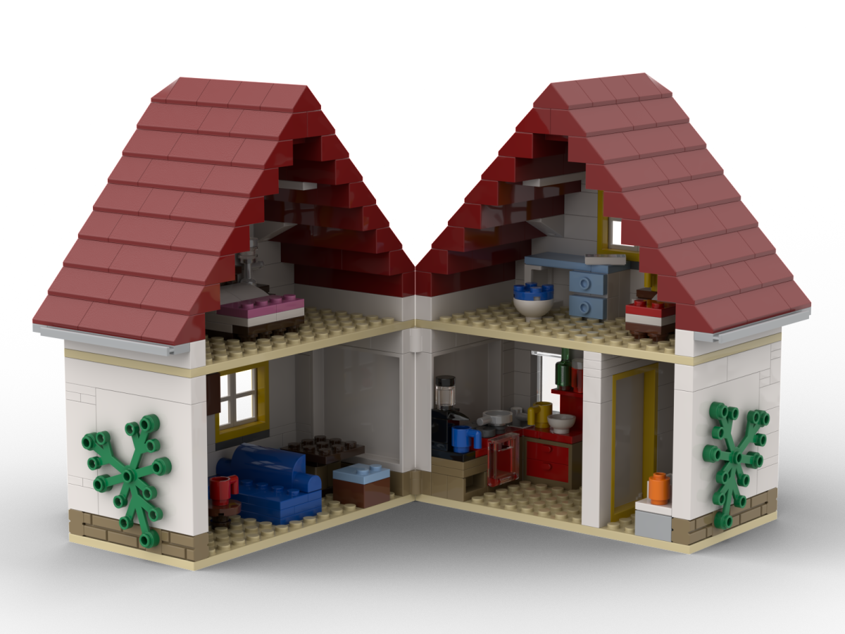 Kiddicraft KC1202 - Brick City - Tiny House